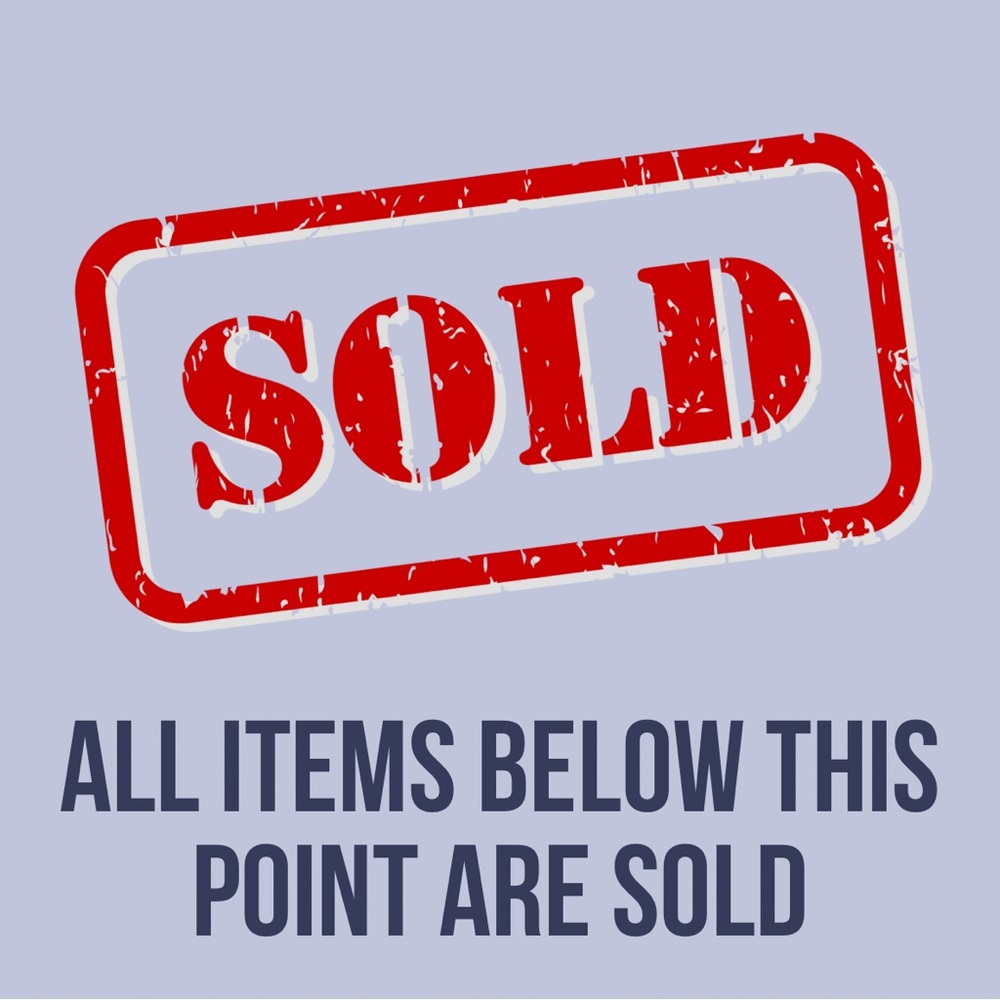 SOLD ITEMS